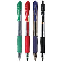 Pilot G207 Retractable Gel Ink Rollerball Pen Assorted Value Pack 16 + 4 FREE (Pack of 20) 313191051