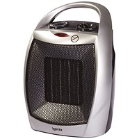 Igenix Ceramic Fan Heater 1800W Silver