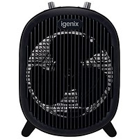 Igenix 2kW Upright Fan Heater, Black Igenix 2kW Upright Fan Heater, Black