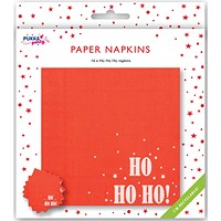 Pukka Party HoHoHo Design Napkins, 2-Ply, Pack of 16