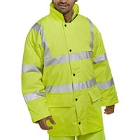 Beeswift Breathable Lined Jacket, Saturn Yellow, 2XL