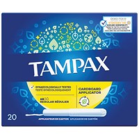 Tampax Blue Applicator Tampons, Regular, Pack of 160