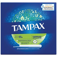 Tampax Blue Applicator Tampons, Super, Pack of 160