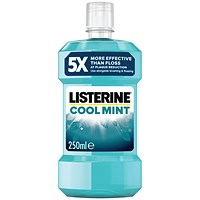 Listerine Cool Mint Mouthwash, 250ml, Pack of 6