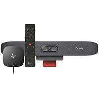 Poly Studio R30 USB Video Bar and BT Remote with HP USB-C Dock G5 (ABU) G5 9U3U0AA