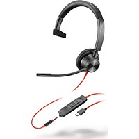 Poly Blackwire 3315 Monaural 3.5mm + USB-C/A Headset 8X217AA