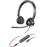 Poly Blackwire 3325 Stereo 3.5mm + USB-C/A Headset 8X221AA