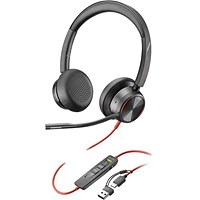 Poly Blackwire 8225 Stereo UC USB-C/A Headset 8X223AA