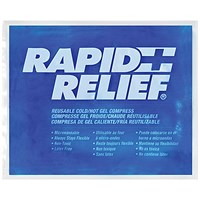 Rapid Aid Reusable Hot and Cold Gel Compress, Comes with Contour Gel, 22.8x27.9cm