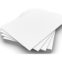 Everyday A4 Coloured Card, White, 205gsm, Pack of 20 Sheets Everyday A4 Coloured Card, White, 205gsm, Pack of 20 Sheets
