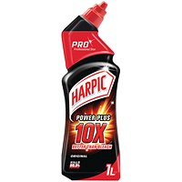 Harpic Professional Power Plus Toilet Cleaner, 1 Litre, Pack of 12