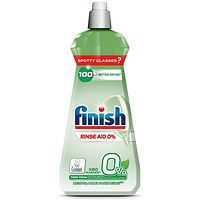 Finish Dishwasher Rinse Aid, 400ml, Pack of 12