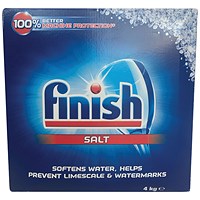 Finish Dishwasher Salt, 4kg, Pack of 4