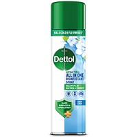 Dettol All In One Disinfectant Spray, Linen, 300ml, Pack of 6