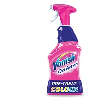Vanish Oxi Action Fabric Stain Remover Spray, 500ml, Pack of 6