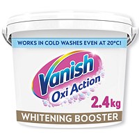 Vanish Oxi Action Stain Remover Powder For Whites, 2.4Kg