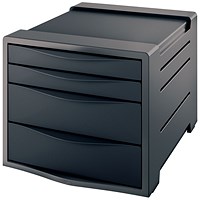 Rexel Choices Drawer Cabinet Black