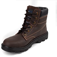 Beeswift Sherpa Dual Density 6 inch Boots, Brown, 9