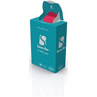 Sannibin Feminine Hygiene Flat Pack Disposal Bin, Pack of 10