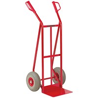 Red General Purpose Hand Truck Foam Tyres (Load capacity: 250kg) 308075