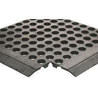 Black Rubber Worksafe Mat