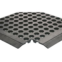 Rubber Black Worksafe Mat, 900x1500mm, Black, Pack of 3