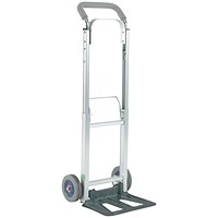 Compact Folding Hand Truck Silver 313195