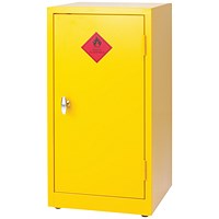 Hazardous Substance Storage Cabinet 36x18x18in C/W 1 Shelf Yellow