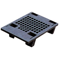 Pallet Plastic Recycled Black 322321