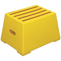 Yellow Plastic 1 Tread Safety Step 325094