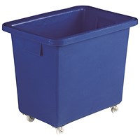 VFM Blue Swivel Castor Bottle Skip 405x610x560mm