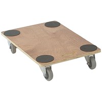 VFM Brown Economy Wooden Dolly 910x610x135mm 329332