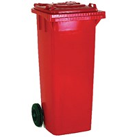 Wheelie Bin 120 Litre Red