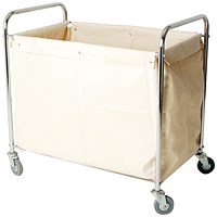 Linen Truck With Bag Silver 356926