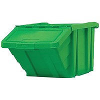 VFM Green Heavy Duty Storage Bin With Lid 359520