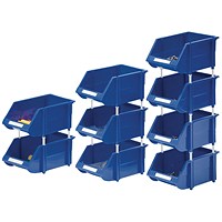 VFM Blue Heavy Duty Storage Bin (Pack of 12) 360235