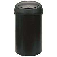 Touch Top Waste Bin, 60 Litre, Black