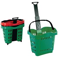 Giant Shopping Basket/Trolley Green SBY20755