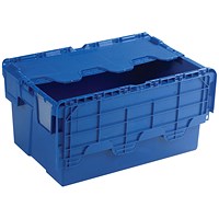 Blue Attached Lid Container 54L 375815