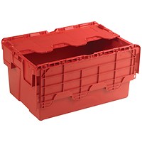 Red Attached Lid Container 54L 375816