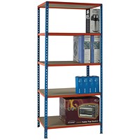 Standard Duty Painted Orange Shelf Unit Blue