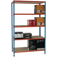 Standard Duty Painted Orange Shelf Unit Blue