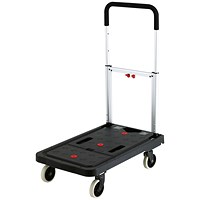 Folding Platform Truck Black 380088