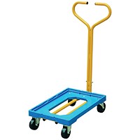 Plastic Dolly with Handle Blue 365127