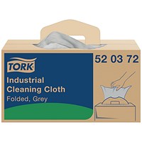 Tork Industrial Cleaning Cloth, Grey, Pack of 210