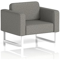 Brixworth Armchair, With White Legs, In X2 Fabric, Number