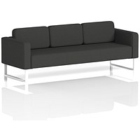 Brixworth 3 Seater Sofa, With White Legs, In Synergy Fabric, Mix