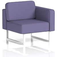 Brixworth Modular Seating Left Unit, With White Legs, In Synergy Fabric, Order