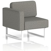 Brixworth Modular Seating Right Unit, With White Legs, In X2 Fabric, Number