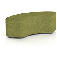 Harlestone 90 Degree Stool, In Rivet Fabric, Olive Body And Top